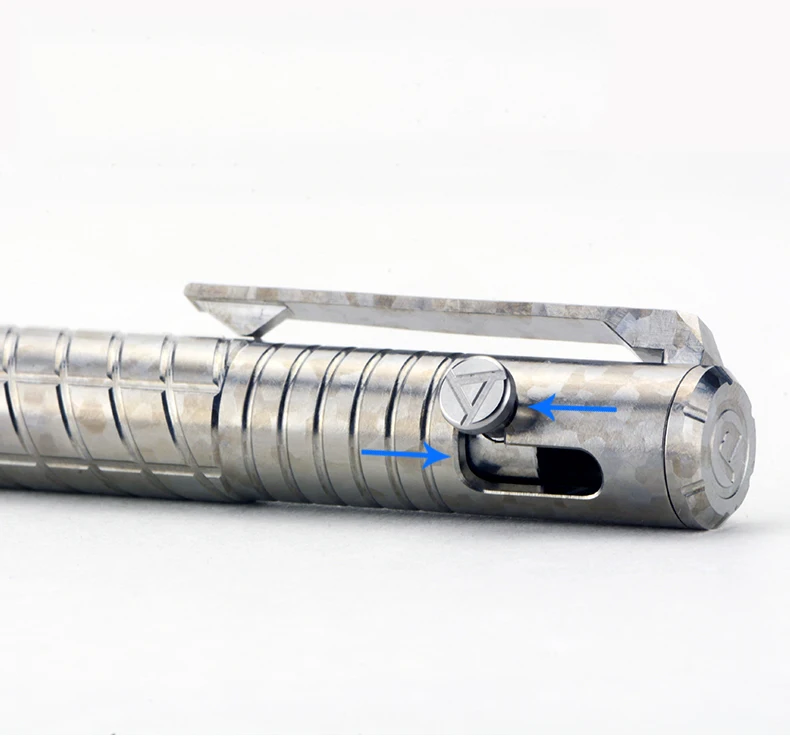 EDC титановый сплав Самообороны выживания безопасности тактическая ручка карандаш с письма многофункциональный EDC инструменты