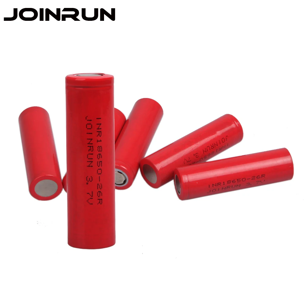 Joinrun 18650 Батарея из 2 предметов 3 7 В 2600 мАч литиевых Перезаряжаемые высокая