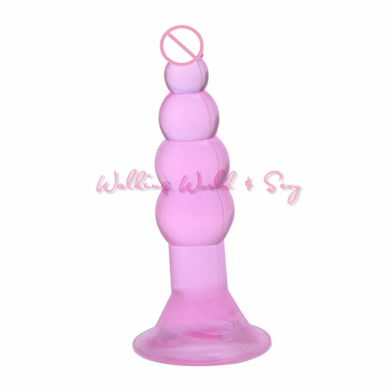 4 Color Silicone Anal Sex Toys Anal Beads Butt Plug Anus Insert Stopper G-Spot Massager Adult Sex Products Anal Dildo Unisex (1)