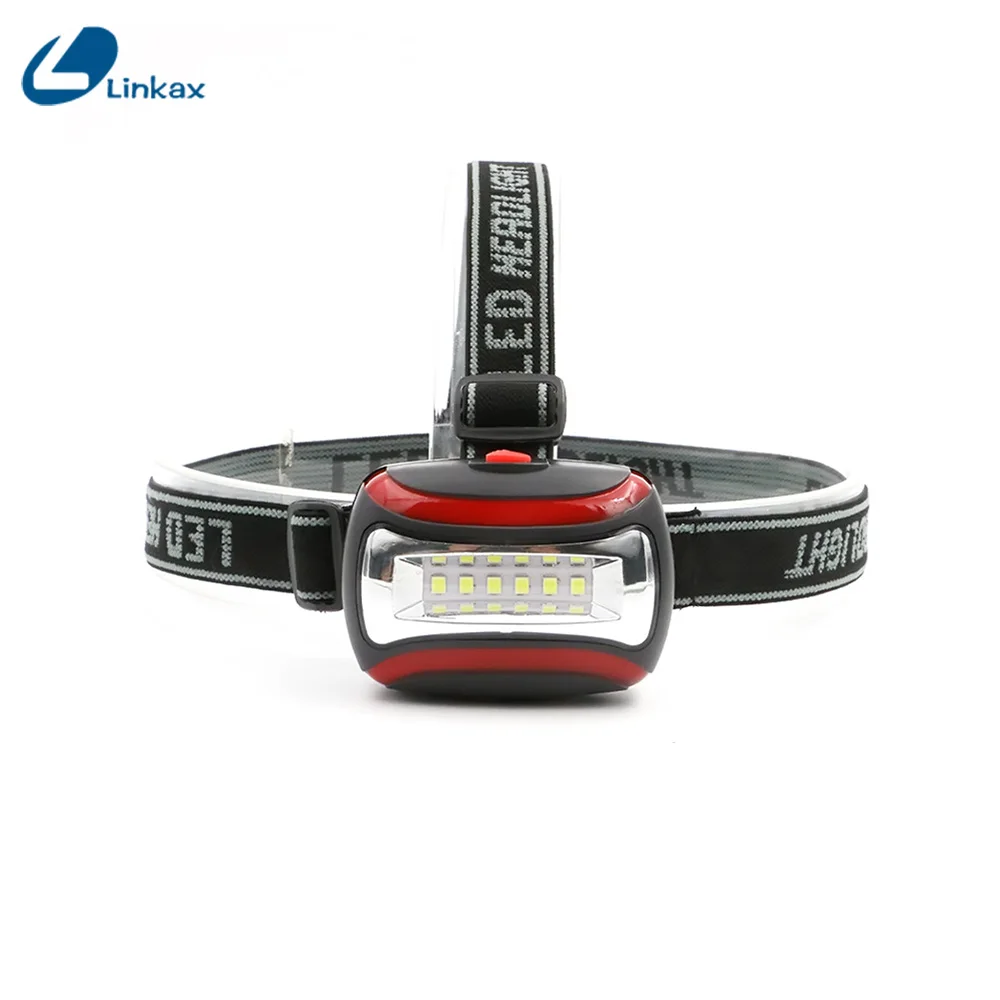 

Mini SMD Headlamps Black LED Head Light Red Portable Lanterns Head lampe Use AAA Battery For Camping Cycling Hiking Headlamp