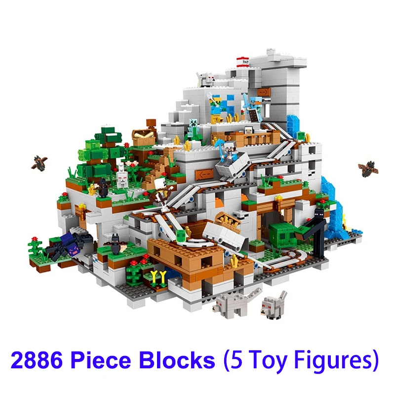 

LEGO My World Series 21137 Organs Cave Educational Assembled Building Blocks Toys Village Ocean Memorial Building Bricks Toy