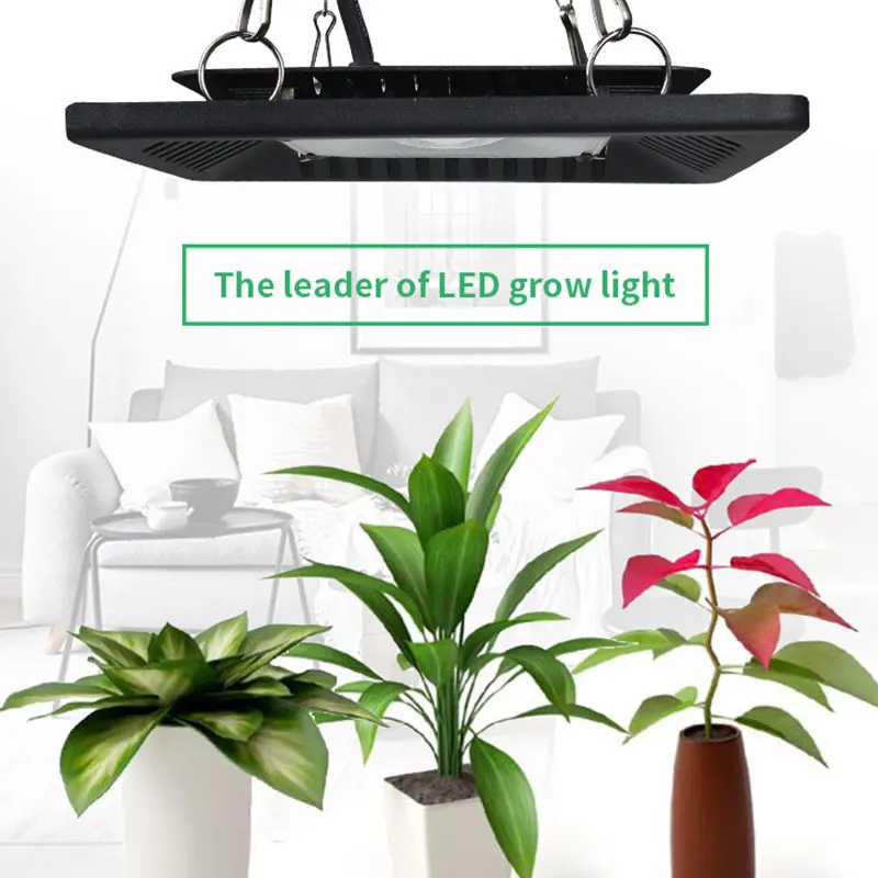 

Ultra-thin Plant Growth Lamp Led Full Spectrum COB Waterproof Flower Vegetable Basement Hoisting Floodlight