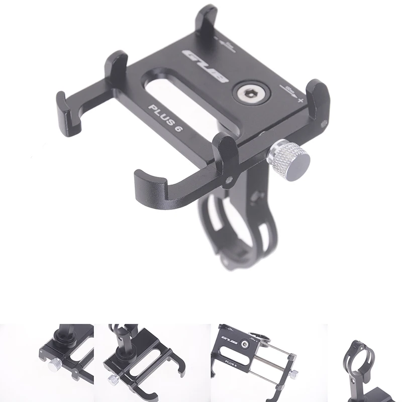 

For 3.5-6.2inch Smartphone 360 Degree Bicycle Cell Phone Holder MTB Mountain Bike Motorcycle Handlebar Stem Clip Stand 2019