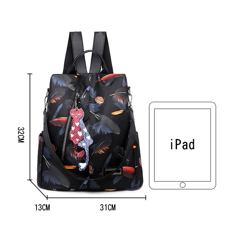  Vfemage 2019 Fashion Backpack Women Bags Anti Theft Backpack Waterproof Oxford Female Small Bagpack - 33004863390