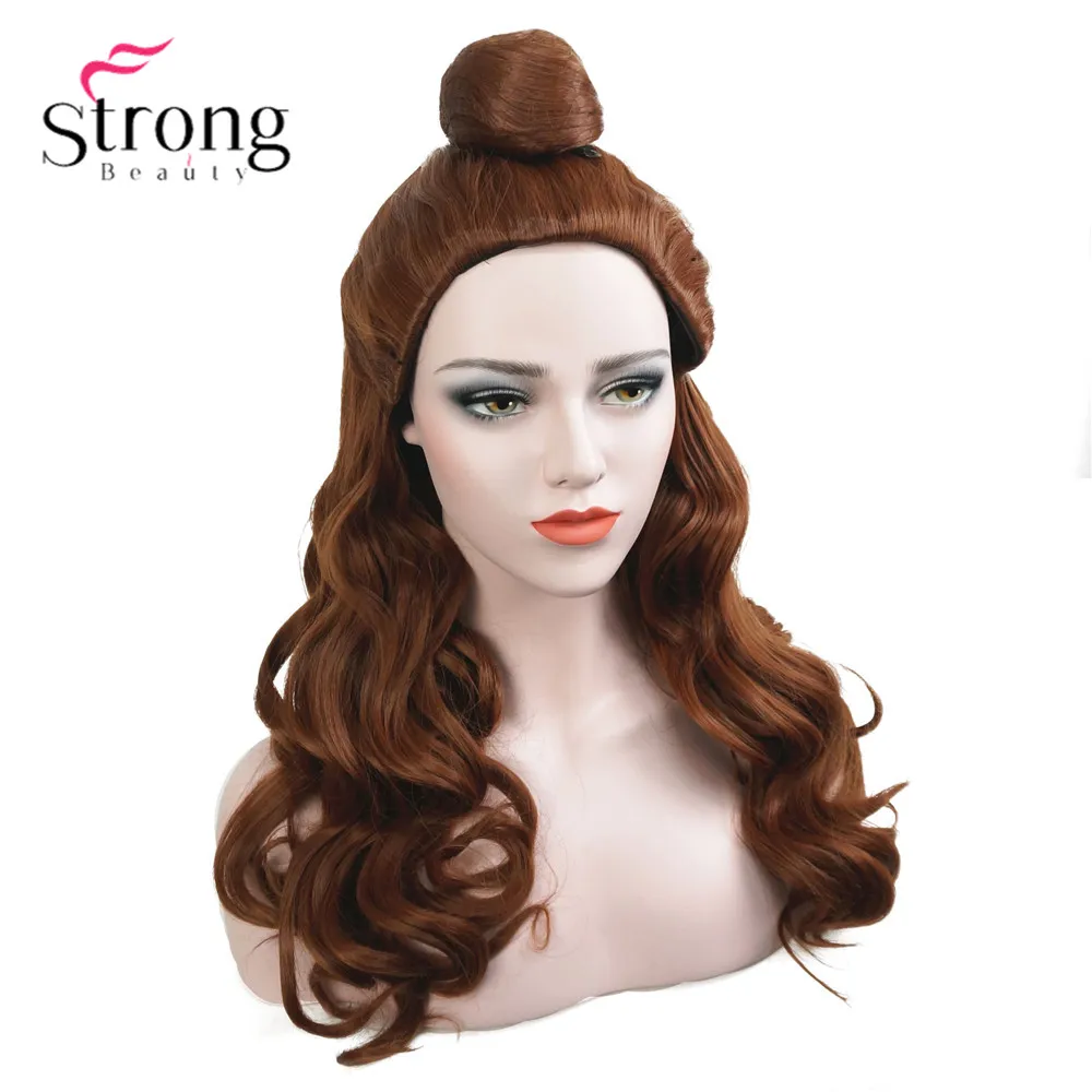 StrongBeauty Cosplay wigs Beauty and the Beast Belle Custom wig Auburn