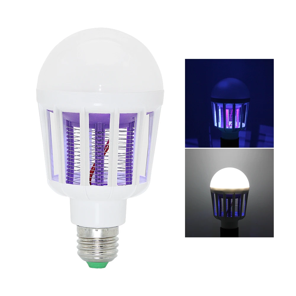 

Indoor 2 in 1 Mosquito Killer 110V 220V Lamp Insect Anti-Mosquito Repeller Killing Fly Bug Home Night Light E27 LED Bulb