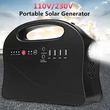 Portable 200W 42000mAh Solar Panel Generator Power Supply Energy Storage Battery Pure Sine Wave AC DC Power Bank Drop Shipping