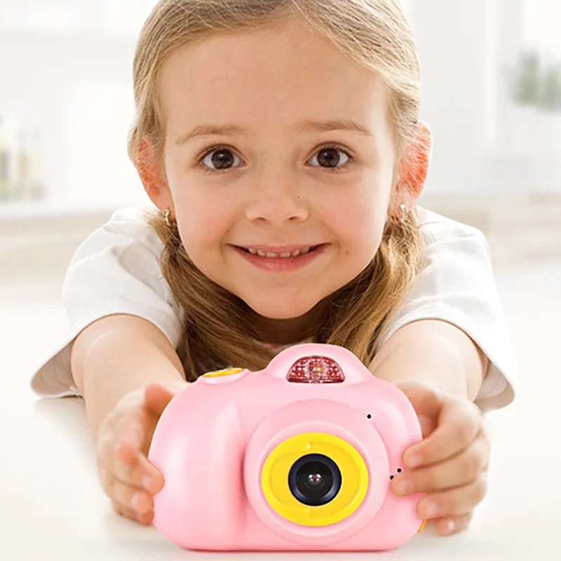 Камера мини Детская камера многоязычная функция головоломка игра Запись жизни электронная камера обучающая игрушка детский день рождения