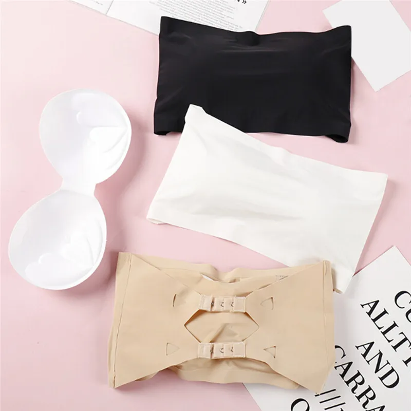 

Strapless Bra Anti Skidding Push Up Sexy Lingerie Bra Women Tops One Piece Seamless Invisible Bras For Women
