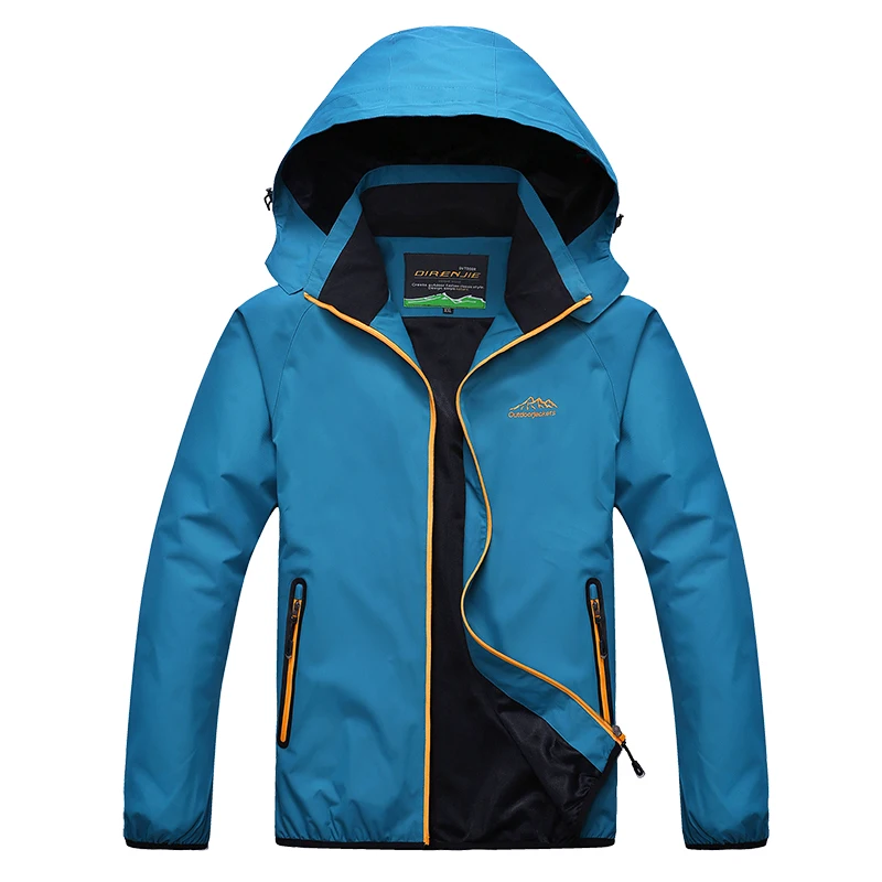 Size5XL waterproof jacket rain jacket men hiking outdoor jackets