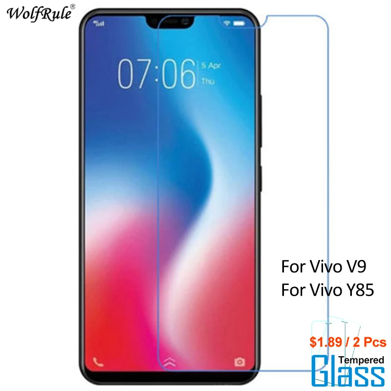 2PCS For Glass Vivo V9 Screen Protector Tempered Glass For Vivo V9 Youth Glass For Vivo Y85 Protective Phone Film WolfRule 2PCS For Glass Vivo V9 Screen Protector Tempered Glass For Vivo V9 Youth Glass For Vivo Y85 Protective Phone Film WolfRule