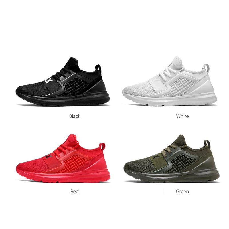 47 Noir 39 Mesh Hombre Plein Respirant Chaussures rouge Air Marche Zapatos 2018 En Sneakers De Automne Taille Printemps vert Hommes blanc Grande AUUTaxqnf