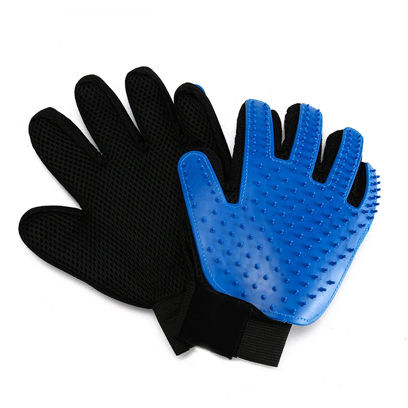 Pet Grooming Glove Hackle For Cats Pet Brush Pet Comb Deshedding Cat Brush Glove for Animal Dog Pet Gloves for Cat Dog Grooming