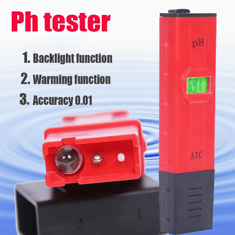High precision 0.01 pH test fish tank pH test Automatic temperature