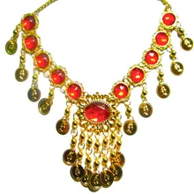 Belly dance hair accessory belly dance necklace indian dance hair accessory chain dance accessories dual necklace dance dance dance
