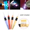 LED Light Crochet Hook Knitting Needle Sewing Weaving Tool DIY Craft Loom Tools Size 2.5mm 3mm 3.5mm 5mm Random Color ► Photo 3/6