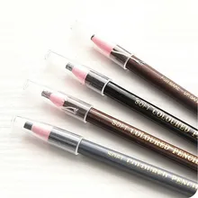 100 шт./лот микроблейдинг карандаш для бровей мягкий цветной карандаш водонепроницаемый маркер лайнер 6 цветов