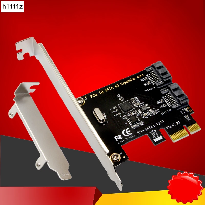 H1111Z PCI E SATA 1X 4X 8X 16X карты Express к 3 0 2 порта III 6 Гбит/с расширительные адаптеры платы