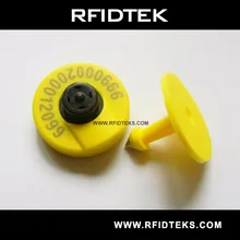 AET02 RFID Ушная бирка для животных 134,2 кГц ISO стандарт LF Пассивная RFID HDX Ушная бирка для животных, крупного рогатого скота, овец, свиней