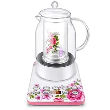 Электрический чайник стеклянный Электрический многофункциональный полностью автоматический вареный чай жареный травяной повышающий горшок защита от перегрева