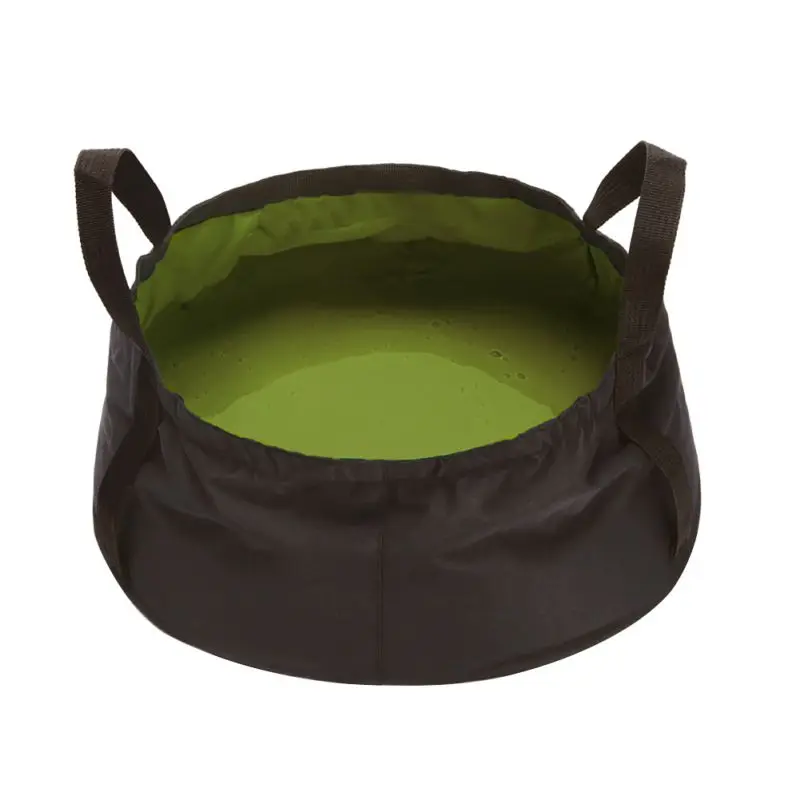 8.5L Outdoor Travel Folding Camping Washbasin Ultra-light Portable Basin Bucket Bowl Sink Washing Bag Hiking Water Bucket Hot