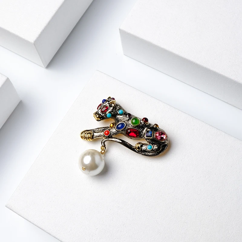 

Amorita boutique design leopard /panther Brooches
