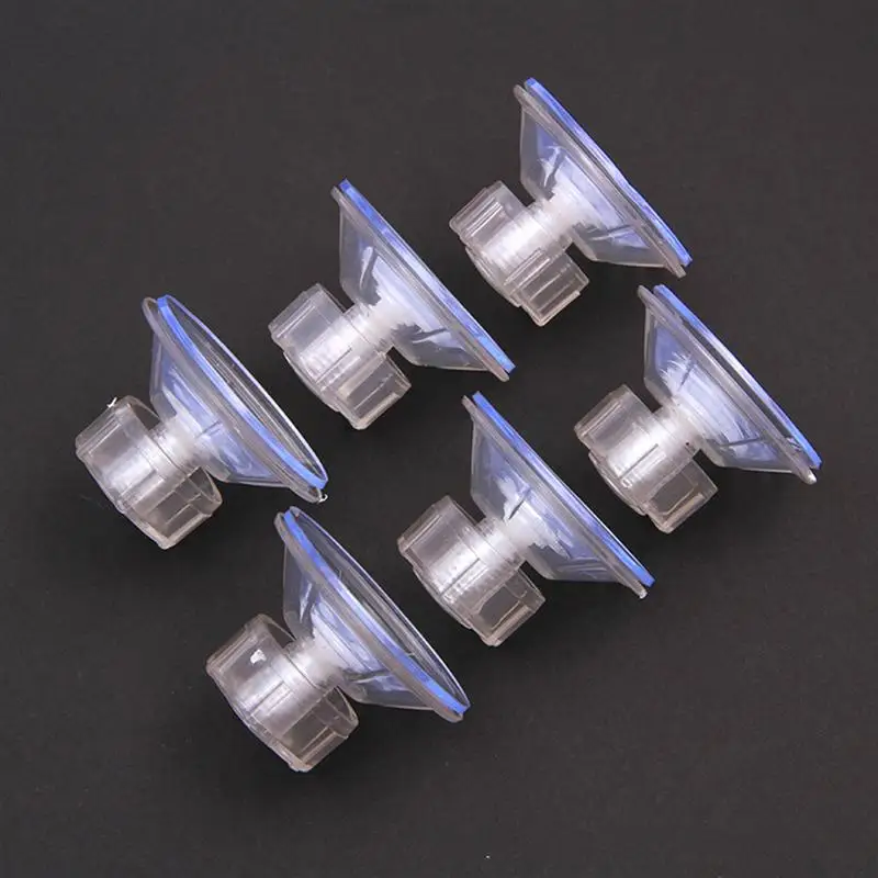 5 stücke Badezimmer Küche Glas Klar Saugnapf Haken Wand Kleiderbügel 0U