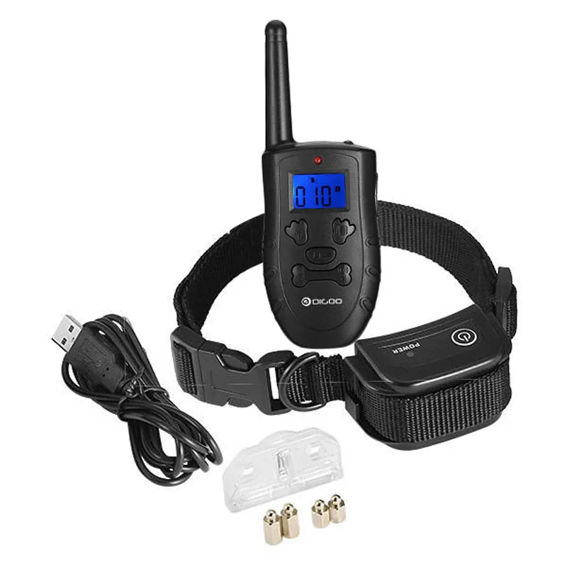 Digoo DG PPT1 Rechargeable Electronic Dog Training Collar with Vibration and Static Stimulation