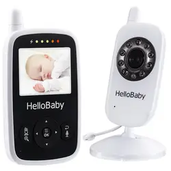 Hello Baby Беспроводной видео Видеоняни и радионяни с цифровым Камера HB24, Ночное видение Температура мониторинга и 2 способа Talkback Системы