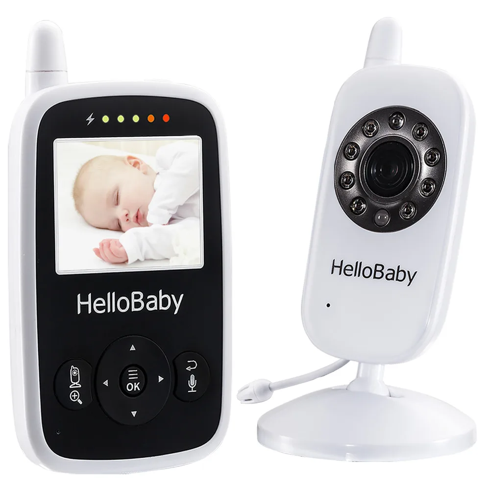 Hello Baby Wireless Video Baby Monitor with Digital Camera HB24, Night