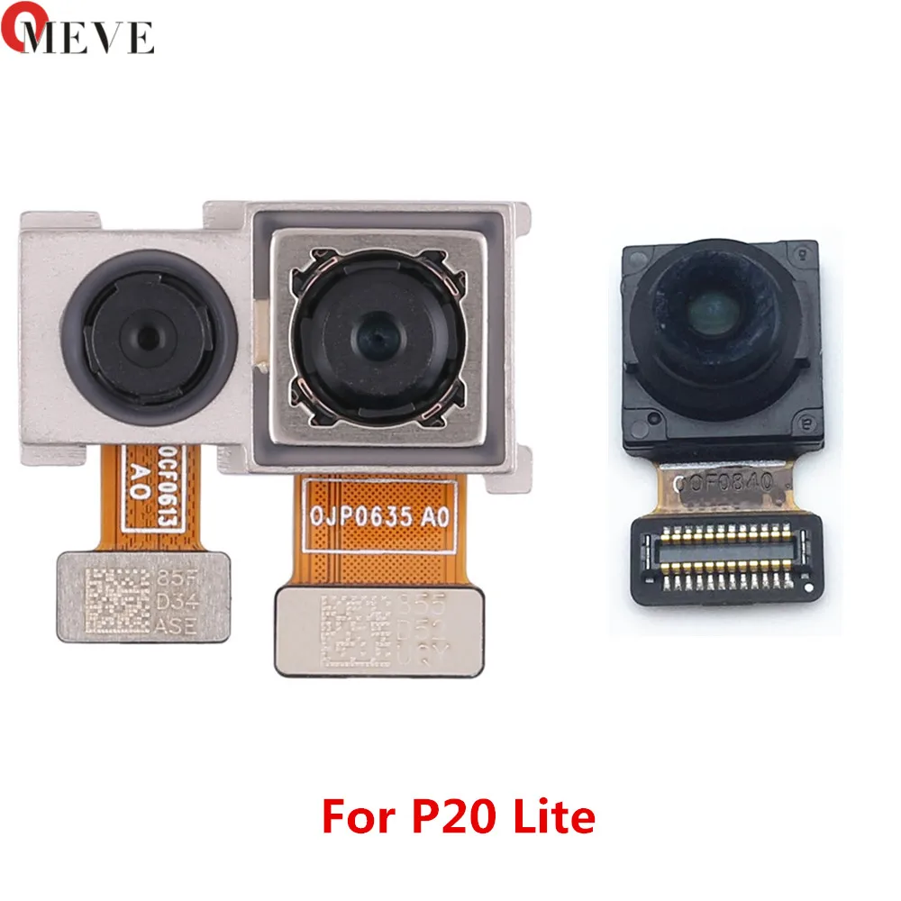 

5PCS For Huawei P20 Lite Main Rear Back Facing Big Camera Flex Cable with Front Small Camera Module Replacement Parts Tested