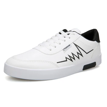

White Men Shoes Men Sneakers Casual Running Shoes Spring New Korean Wild Breathable Lace Up Shoes Mens Shoes Zapatos De Hombre