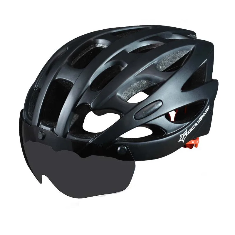 ROCKBROS IN Molded Mountain MTB Road Bicycle Helmet Women Men Goggle