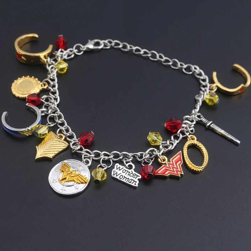 Buy Hot film Wonder Woman Bracelets Simple Jewelry