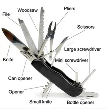 Черный, 111 мм, 250 г, многофункциональный швейцарский нож, для кемпинга, выживания, спасательной армии, Многофункциональный складной нож, инструменты, EDC