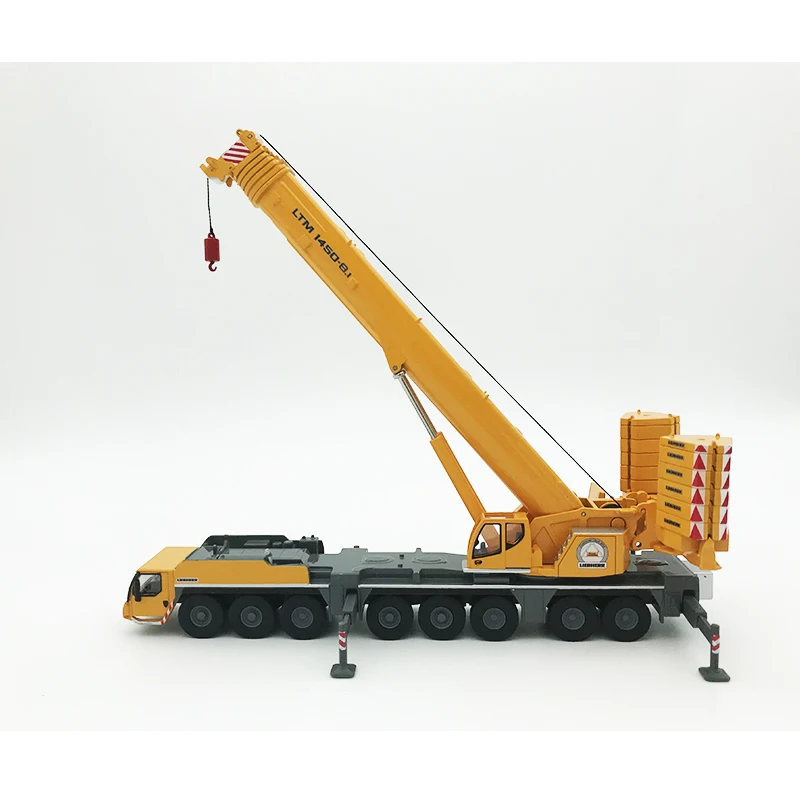 

Rare 1:87 Scale Liebherr LTM1450-8.1 Off-Road Crane Engineering Machinery Vehicles Diecast Toy Model For Collection,Decoration