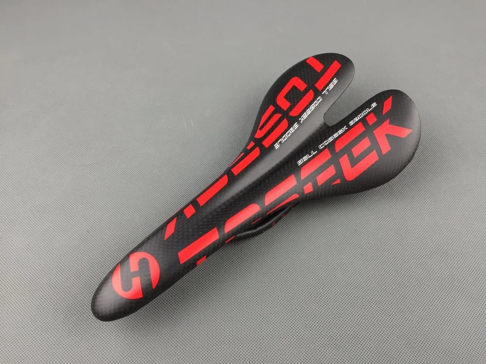 

Toseek Full Carbon saddlered matte MTB/ Road bike full carbon fibre saddle carbon bicycle saddle MTB carbon seat Fast shipping