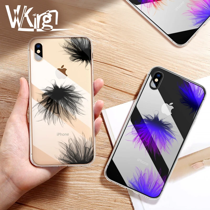 VVKing Роскошный чехол для iPhone X XS 8 7 6 6s Plus ультра тонкий мягкий ТПУ силиконовый XR Coque