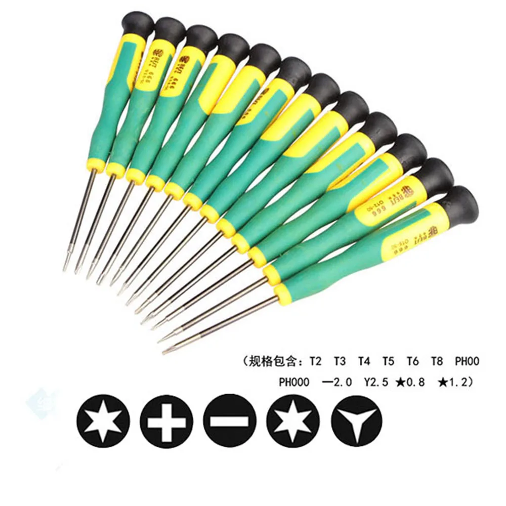 

BEST-666 12 In 1 Multi Function Cell Phone Computer Repair Screwdrivers Set