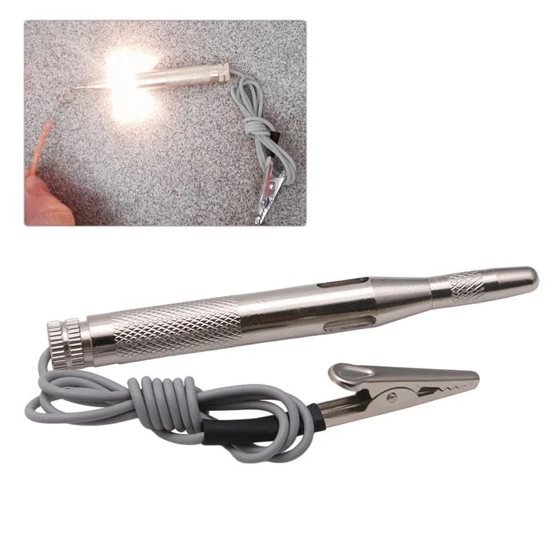

Free delivery Hot New 1 Pc Auto Car Motorcycle Circuit Tester DC 6V 12V 24V Gauge Test Voltmeter Light