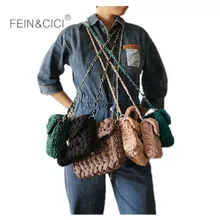 Плетеная женская сумка ручной работы, вязаная крючком, маленькая Милая Мини сумка на плечо, летний клатч, зеленый, белый, черный, фиолетовый