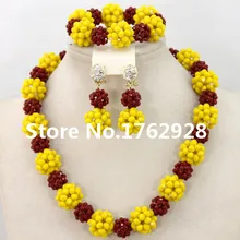 Фантастические Африканский Бусины Ювелирные наборы Ювелирные изделия из кристаллов Свадебные украшения