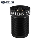 Cheap 4K LENS 4.35MM Lens 1/2.3 Inch 10MP IR 72D Flat Lens for Gopro Xiaomi Yi SJCAM DJI Phantom 3/4 Drones 2017 Newly Quality