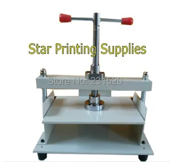 

Manual flat paper press machine for books, tickets, check A4 size