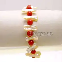 Браслет женский из натурального жемчуга 15 25 мм 6 7 мм|pearl barrette|pearl