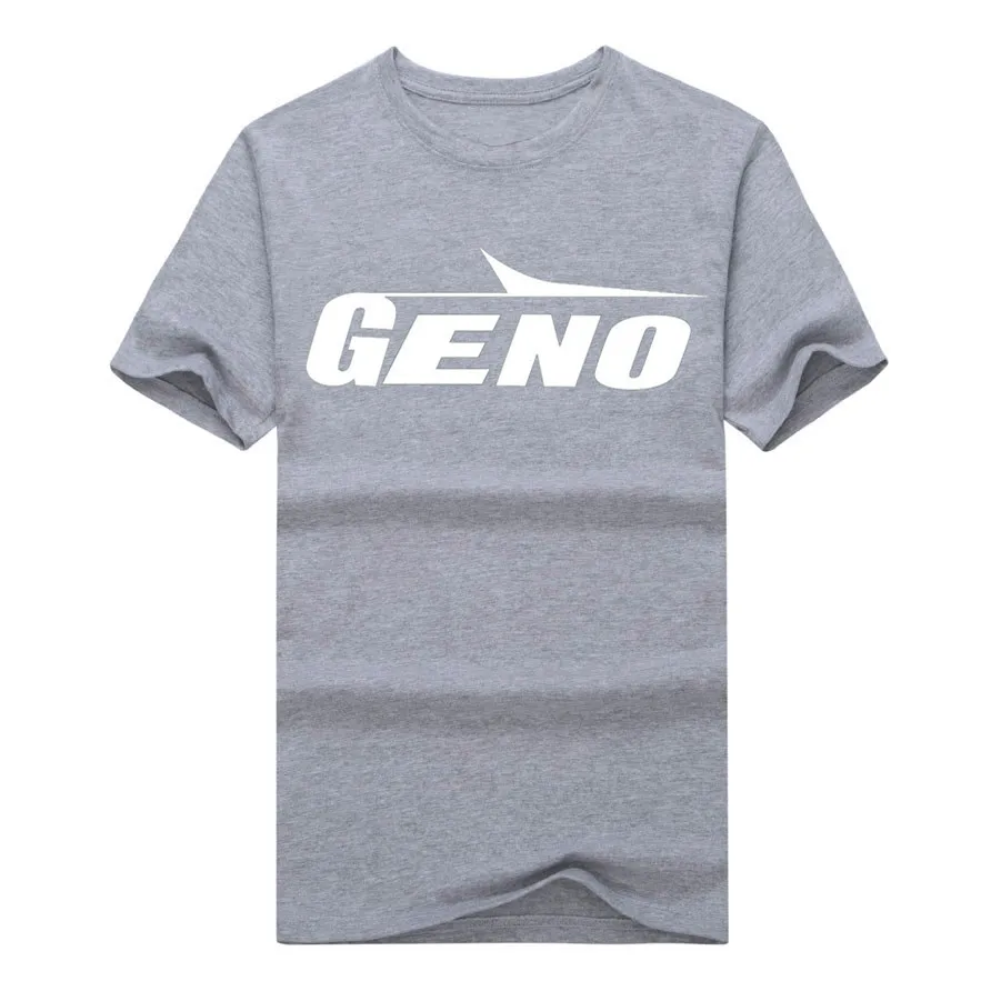 2018 новая футболка Geno Smith &quotGeno Logo&quot 100% хлопковая с коротким рукавом и круглым