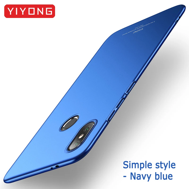 Redmi S2 чехол YIYONG ультра тонкий матовый чехол для Xiaomi Redmi S2 чехол Xiomi Y2 Жесткий PC чехол для Xiaomi Redmi Y2 S 2 чехол для телефона s - Цвет: Simple blue