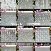 12 стиль 60*200 см без Клея Непрозрачный замороженный декоративные пленки на окно ПВХ Статические цепляются самоклеющиеся стекла конфиденциальности наклейки