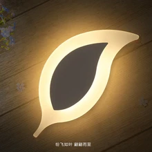 Modern Led Wall Lights Leaf wall lamp For Living Room Hallway Bedroom Surface Mounted Home Decoration Fashion Wall Light