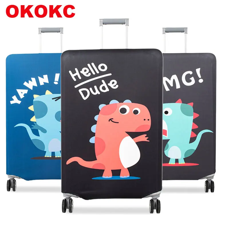 

New Dragon Elastic Thickest Luggage Suitcase Protective Cover, Apply To 18-32inch Cases, Travel Accessories